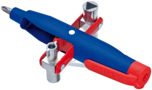KNIPEX Apparatskåpsnyckel för vanliga skåp- och avstängningssystem 145 mm