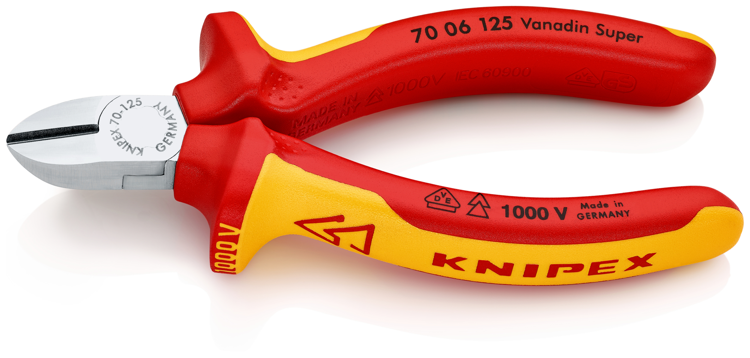 KNIPEX Sidavbitare 1000V 7006 - 125 mm