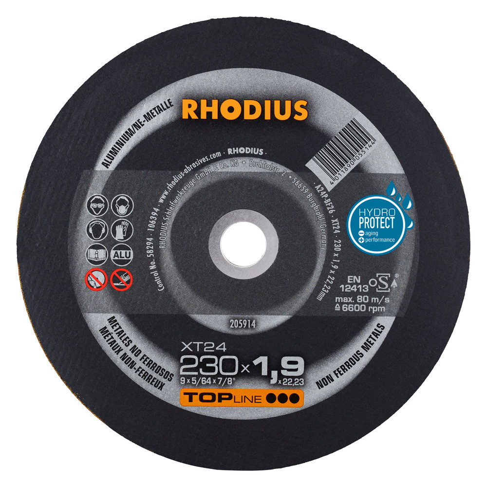 Rhodius Kapskiva XT24 ALU - 230 x 1,9 x 22,23 mm