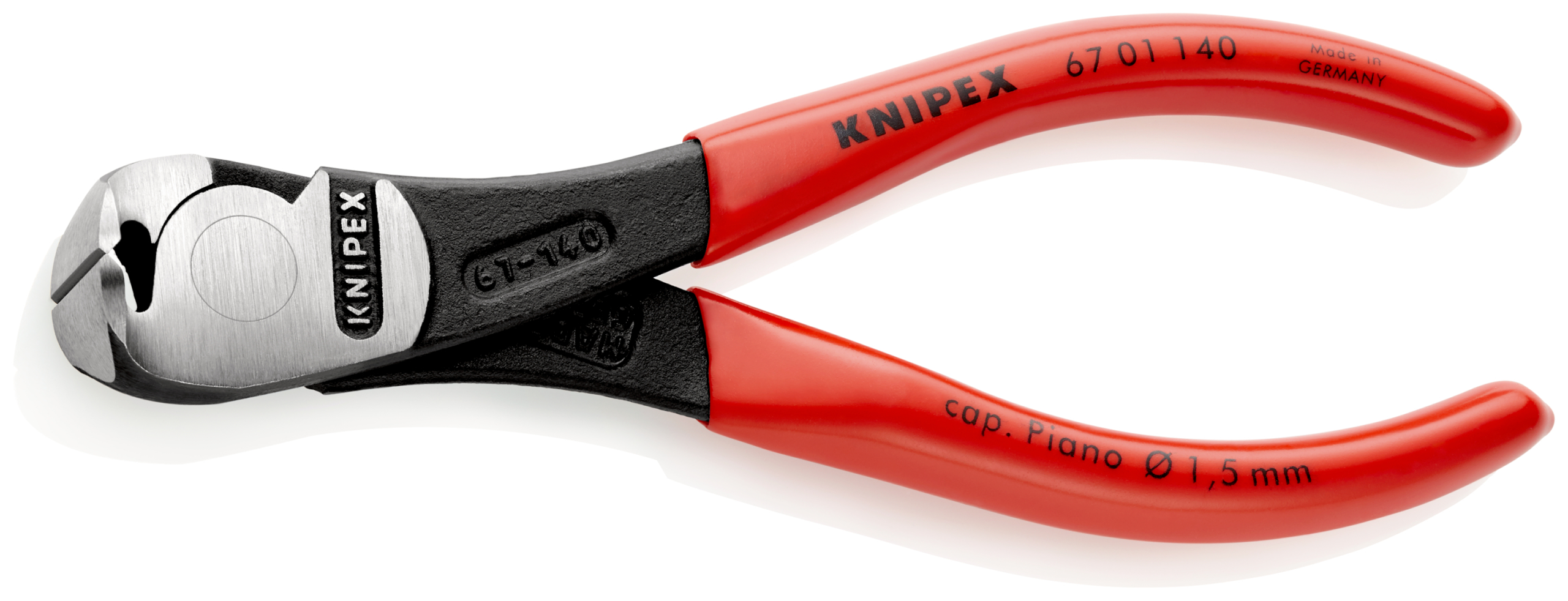 KNIPEX Kraftändavbitare 6701 - 140 mm
