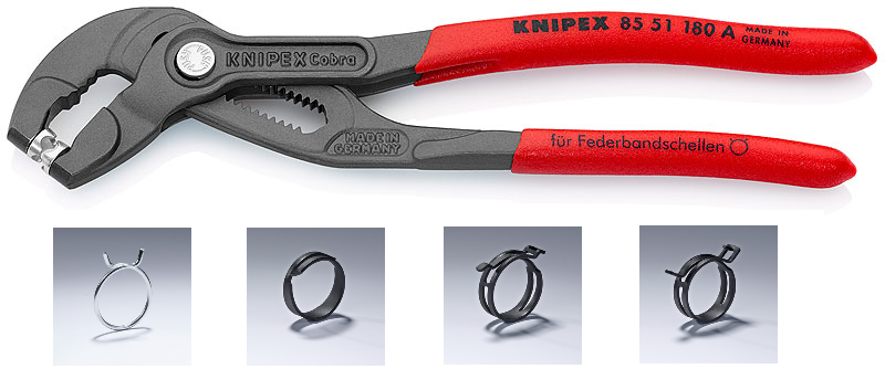 KNIPEX Fjäderklämmetänger 8551 - 250 mm