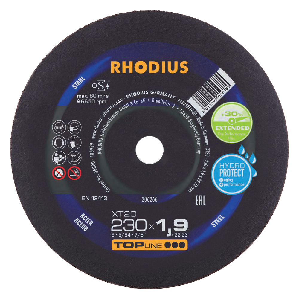 Rhodius Kapskivor XT20 - 230 x 1,9 x 22,23 mm