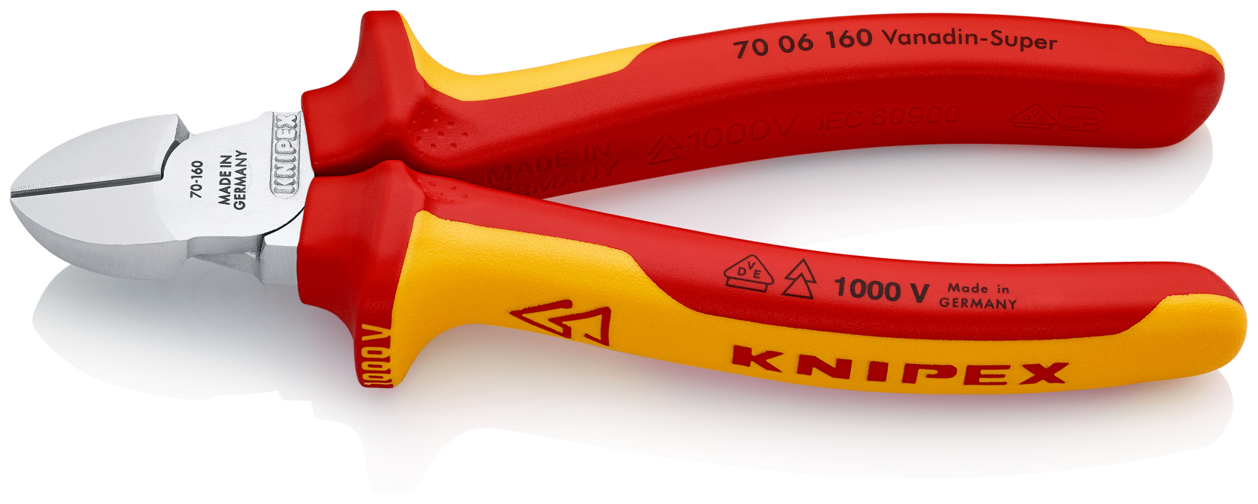 KNIPEX Sidavbitare 1000V 7006 - 160 mm