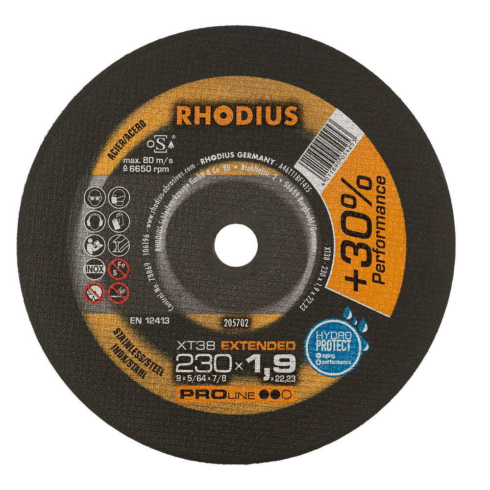 Rhodius Kapskivor XT38 - 230 x 1,9 x 22,23 mm
