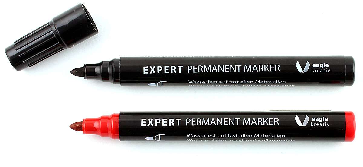 Expert märkpenna svart tusch 10-pack