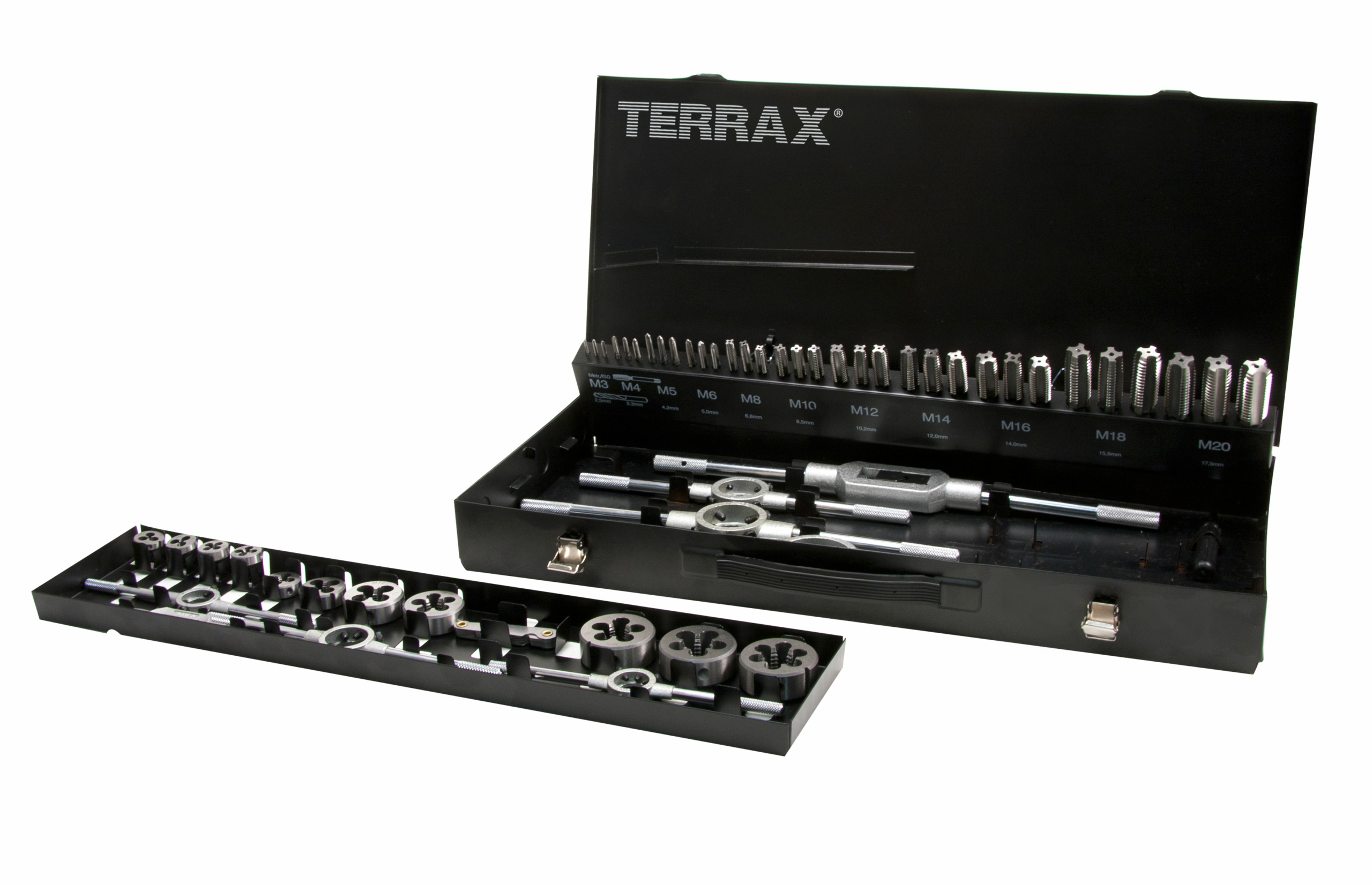 RUKO Gängsats M3-M20. 54 delar TERRAX