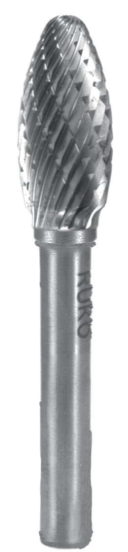 RUKO hårdmetallfilar form H lågformad - 3 mm