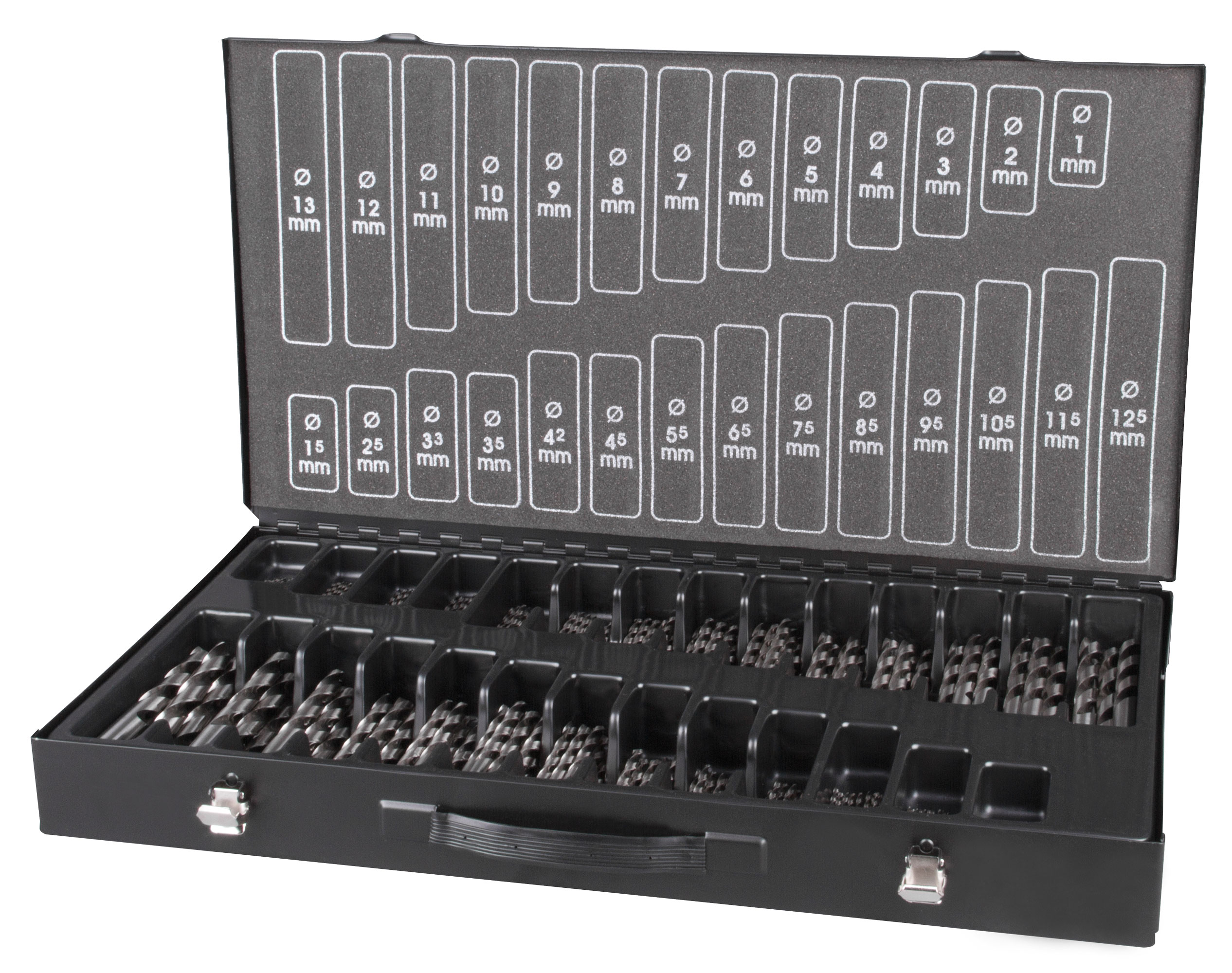 RUKO Borrlåda 1-13mm 220st Slipade