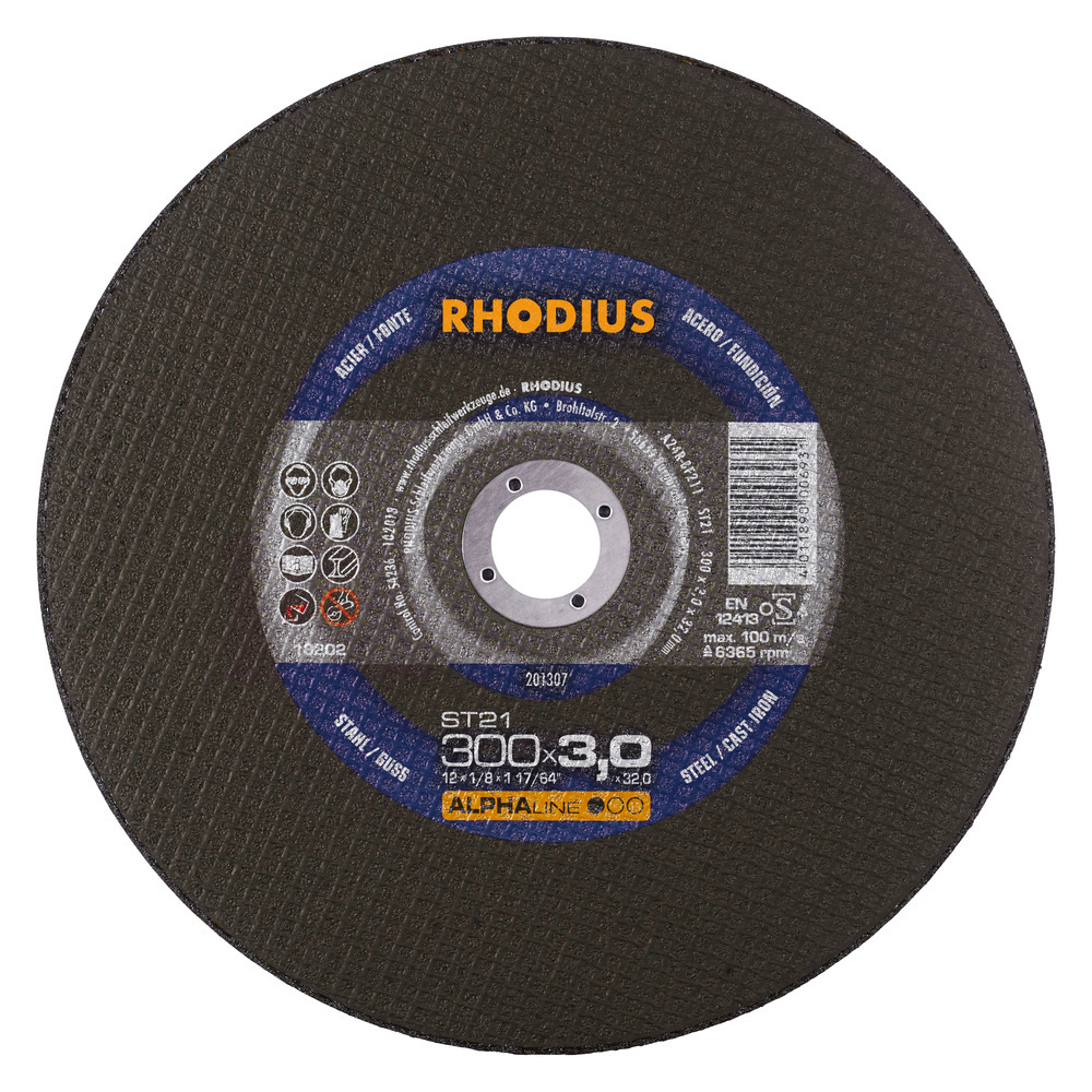 RHODIUS ST21 Kapskivor - 300 x 3,0 x 32,0 mm