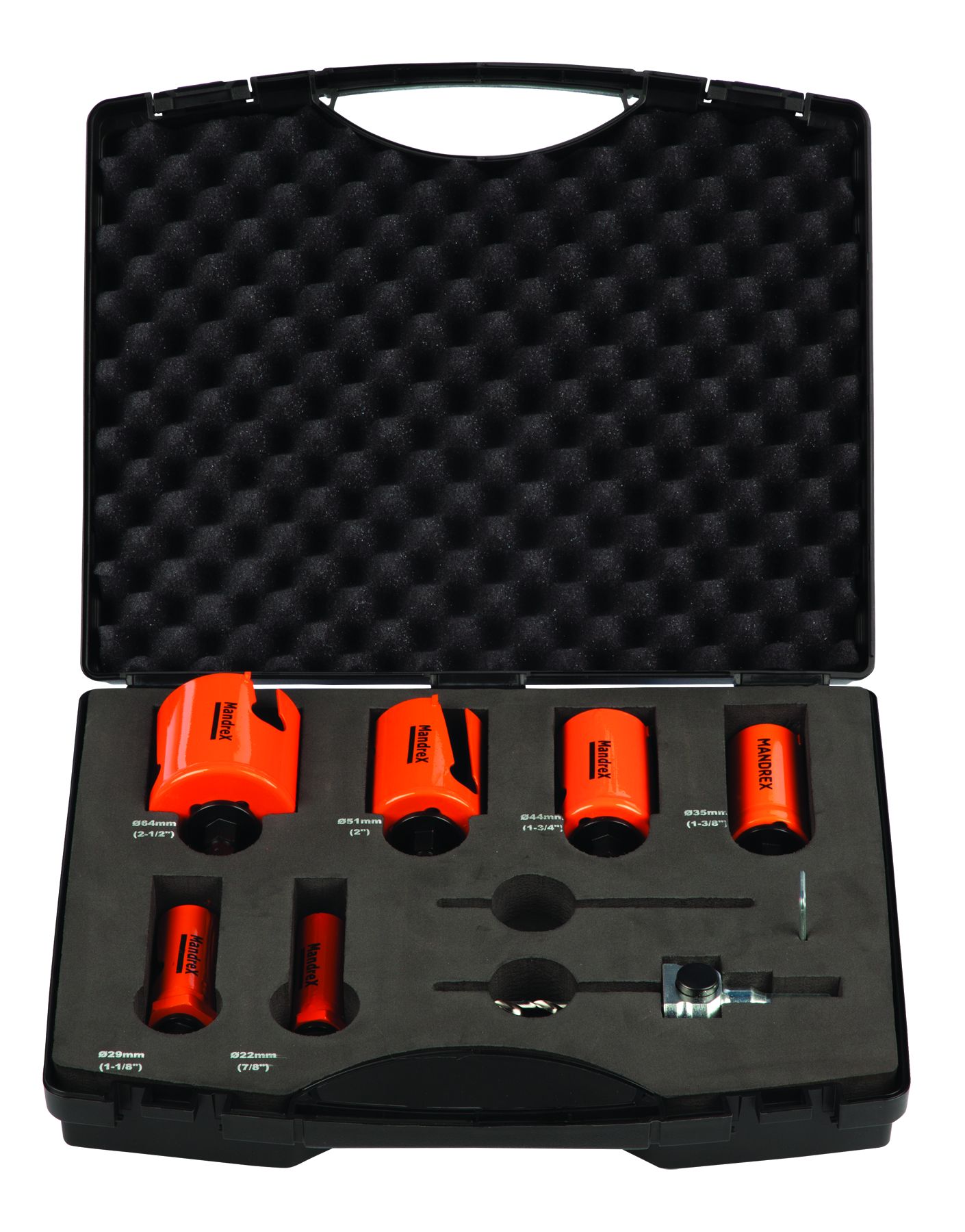 MANDREX MXqs Hole Saw Kit - Electrician - Multi-purpose SuperXcut