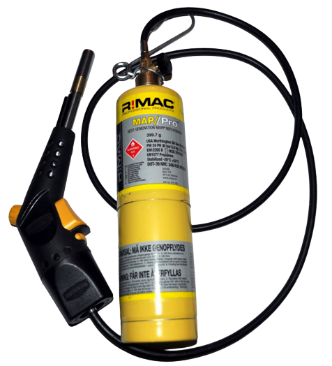 RIMAC Mapgas-slang med bälteshållare 1,5m