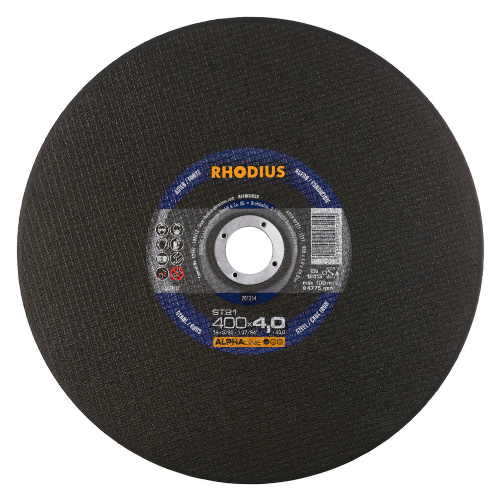 RHODIUS ST21 Kapskivor - 400 x 4,0 x 40,0 mm