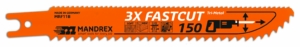 MANDREX 3X-FASTCUT Universalblad Tigersågar 2-pack