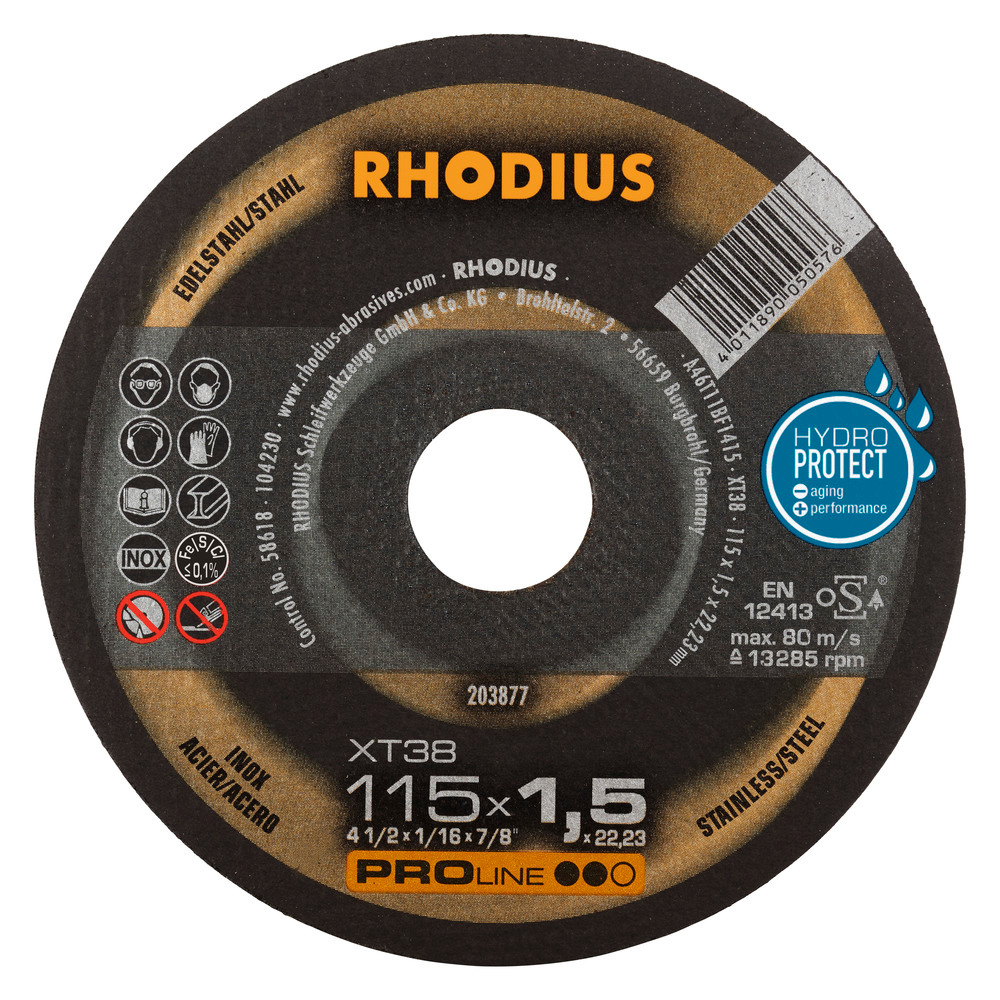 Rhodius Kapskivor XT38 - 150 x 1,5 x 22,23 mm