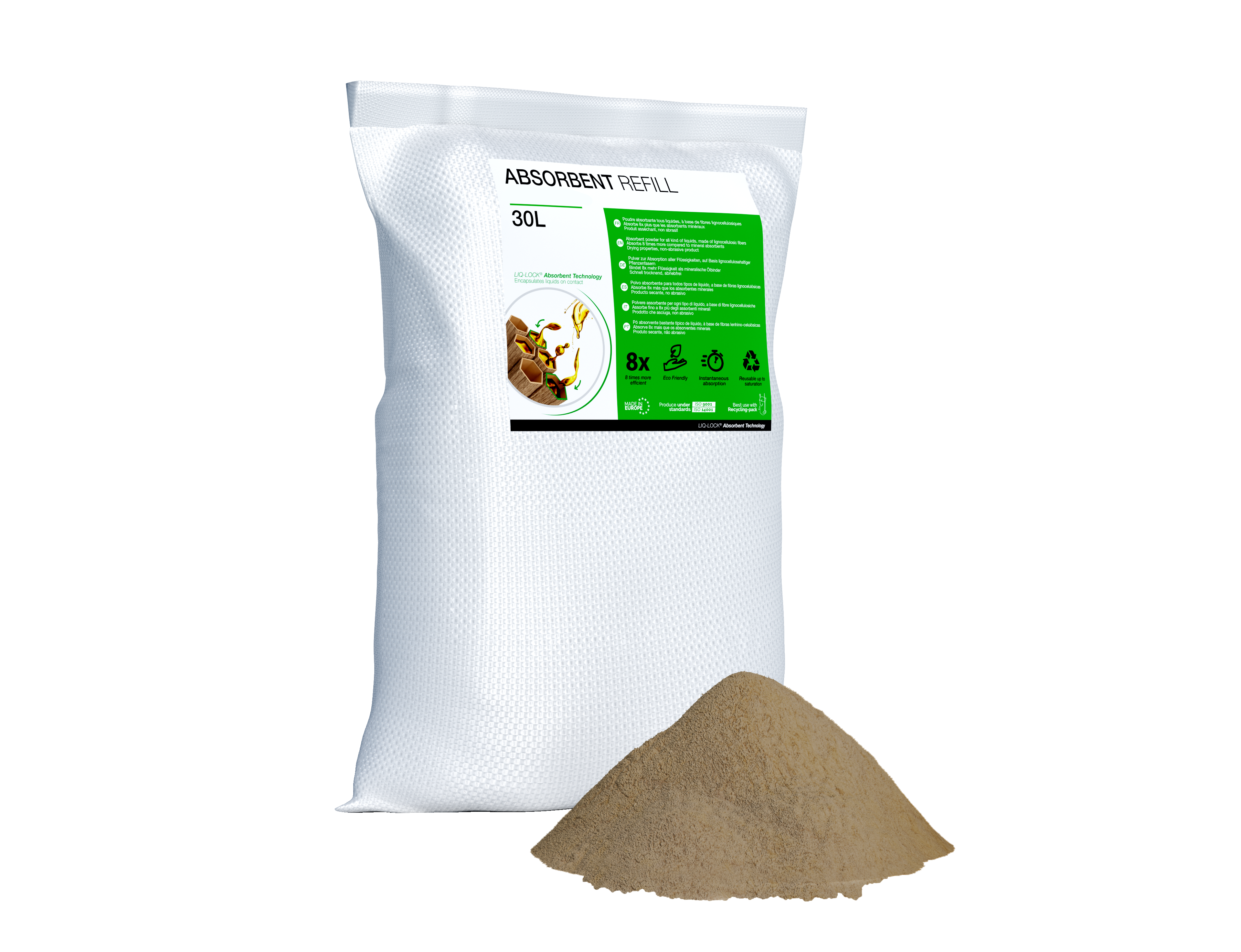 RIMAC Absobtionsmedel Fibercan 30L
