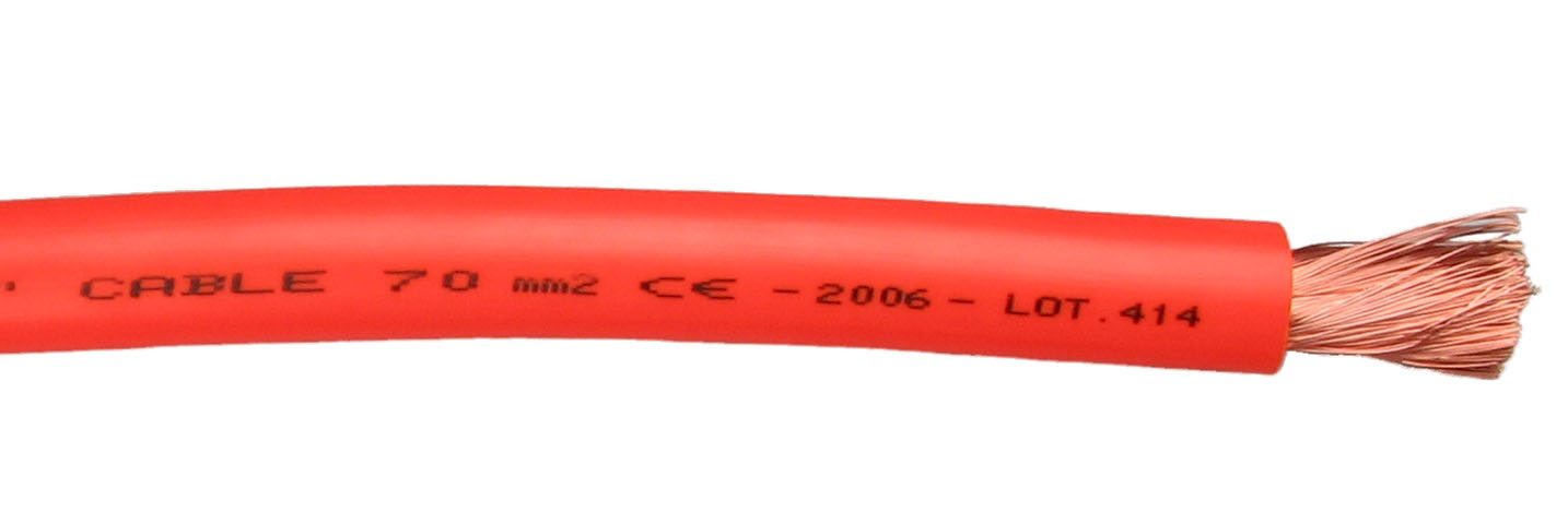 Svetskabel Dubbelisolerad DUOFLEX PVC Metervara - 25mm² PVC