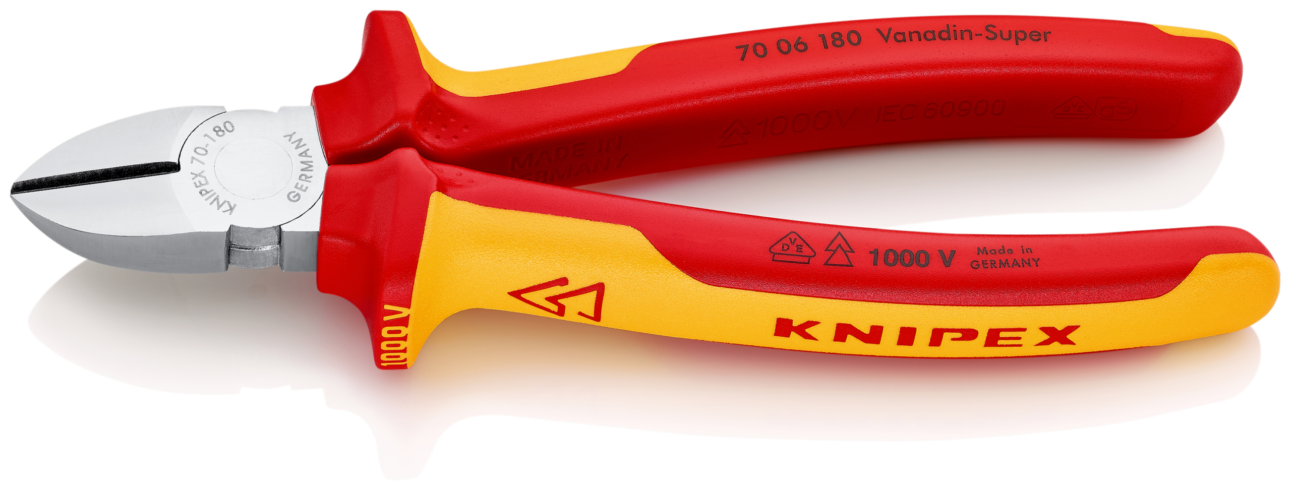 KNIPEX Sidavbitare 1000V 7006 - 180 mm
