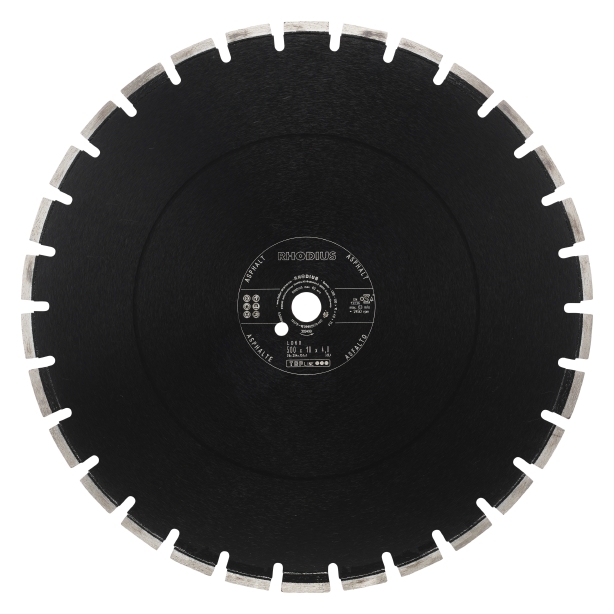 Rhodius LD60 Diamantskiva för asfalt - 500 x 10 x 4,0 x 25,4 mm