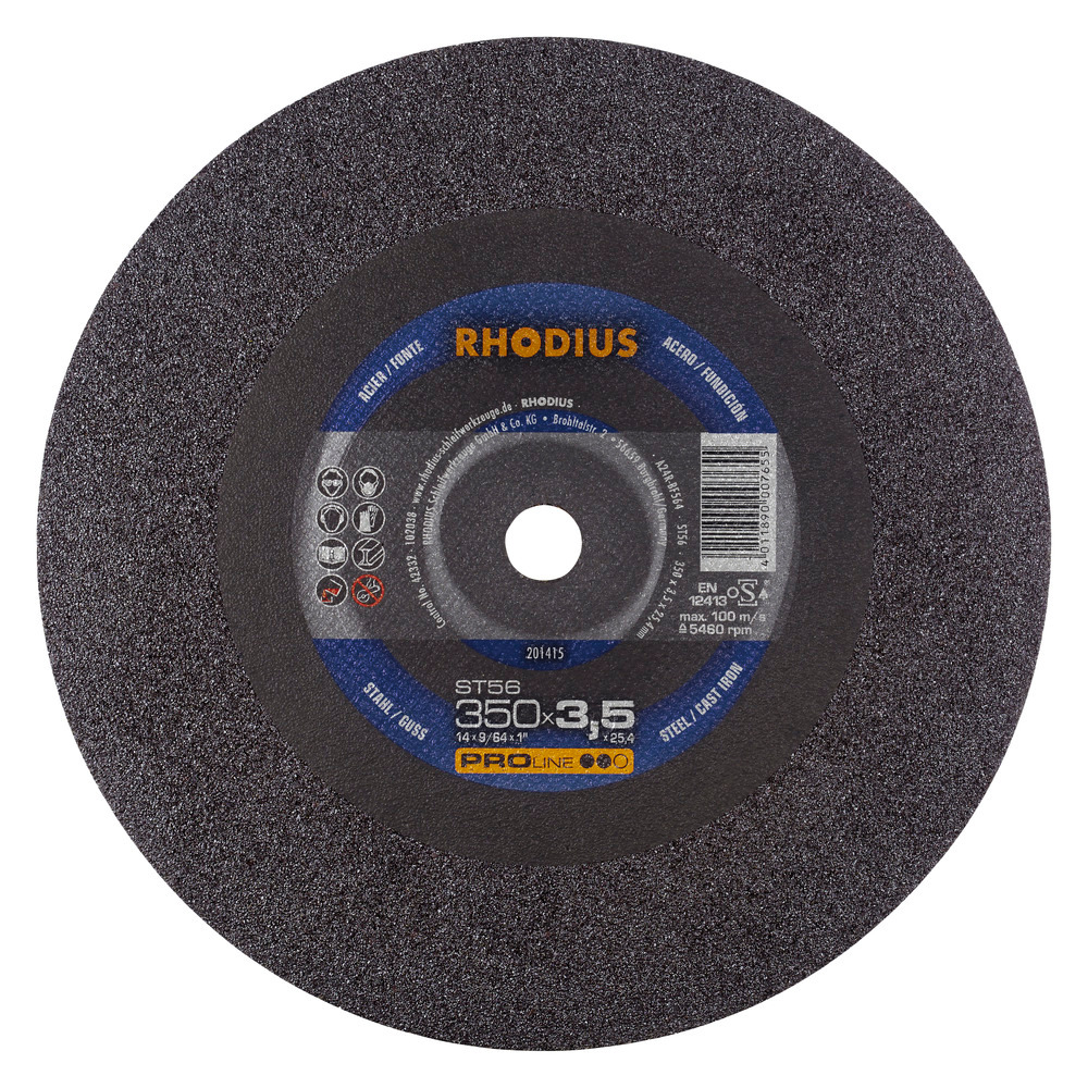 RHODIUS ST56 Kapskivor - 350 x 3,5 x 25,4 mm