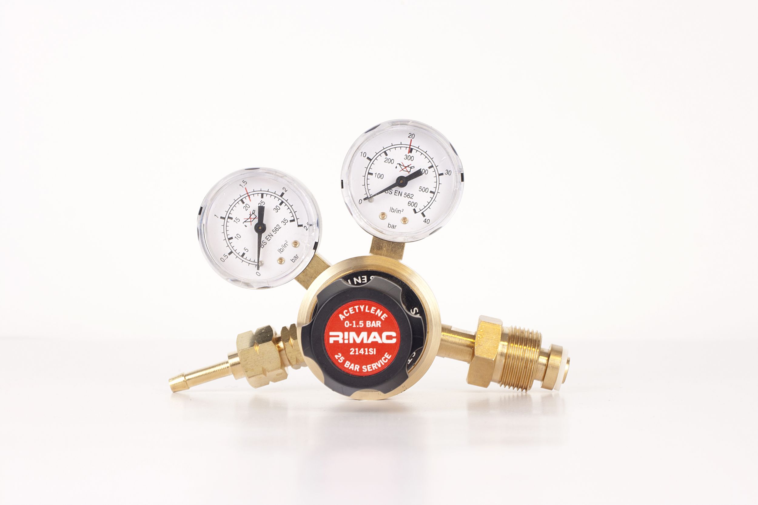 RIMAC Gasregulator Acetylene Max arb.tryck 1,5 bar