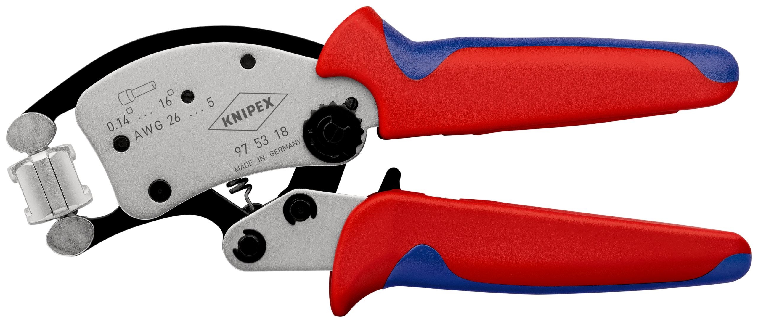 KNIPEX Twistor®16 Självinställande presstång för ändhylsor