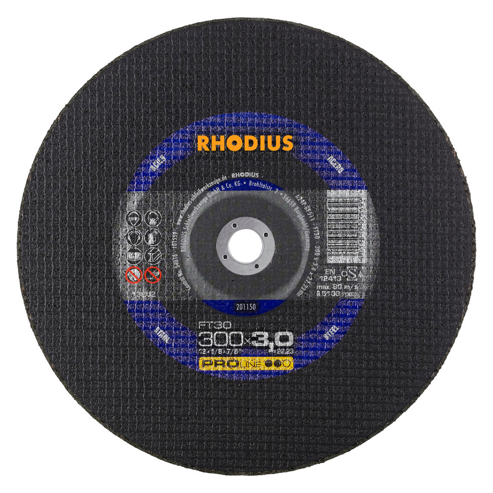 RHODIUS FT30 Kapskivor - 300 x 3,0 x 22,23 mm