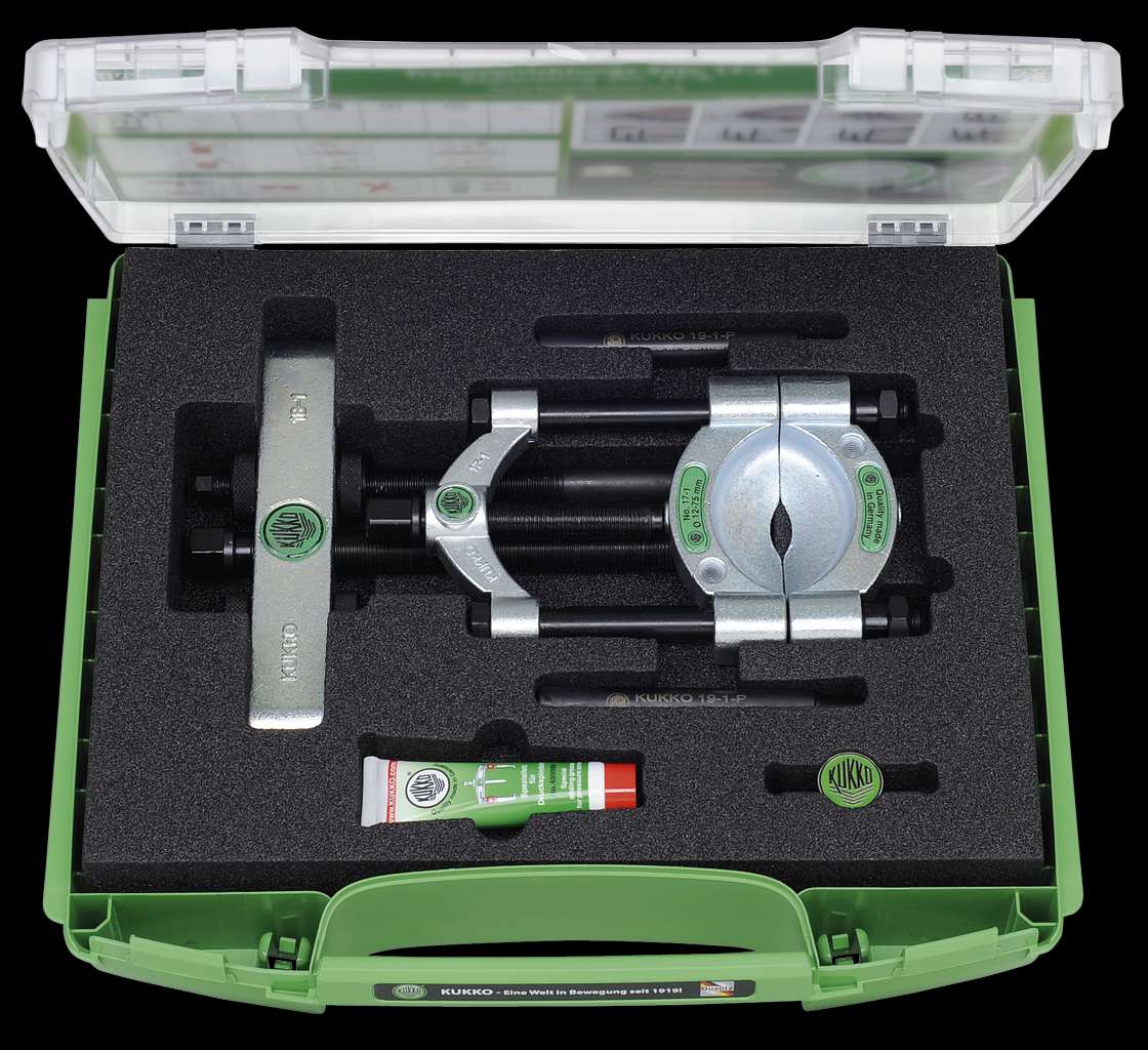 KUKKO lagerseparatorset inkl mothåll 12-75mm