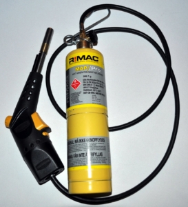 RIMAC Mapgas-slang med bälteshållare 1,5m