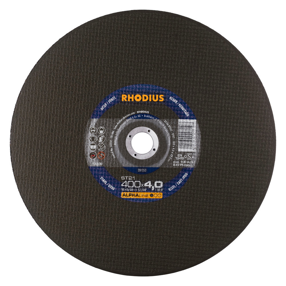 RHODIUS ST21 Kapskivor - 400 x 4,0 x 32,0 mm