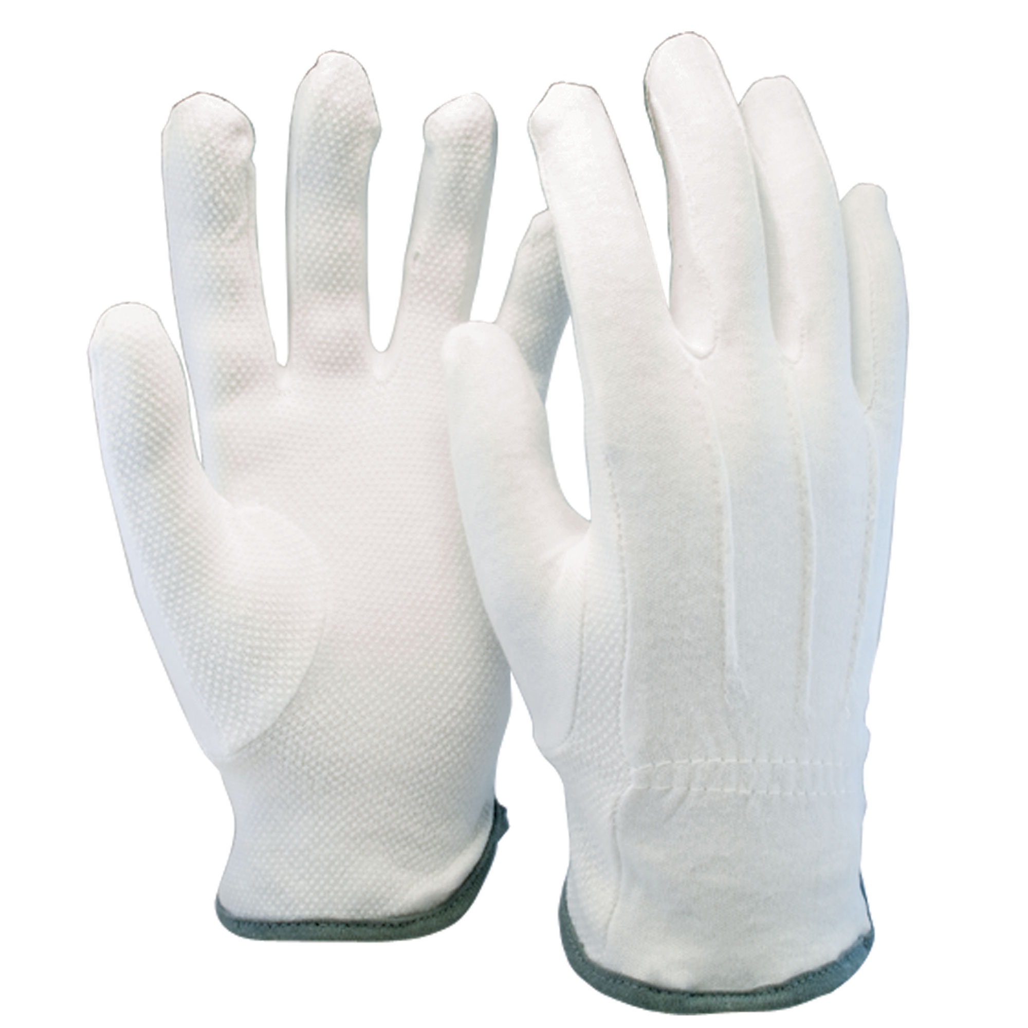 Protec® Bomullshandske PVC prickar - XS