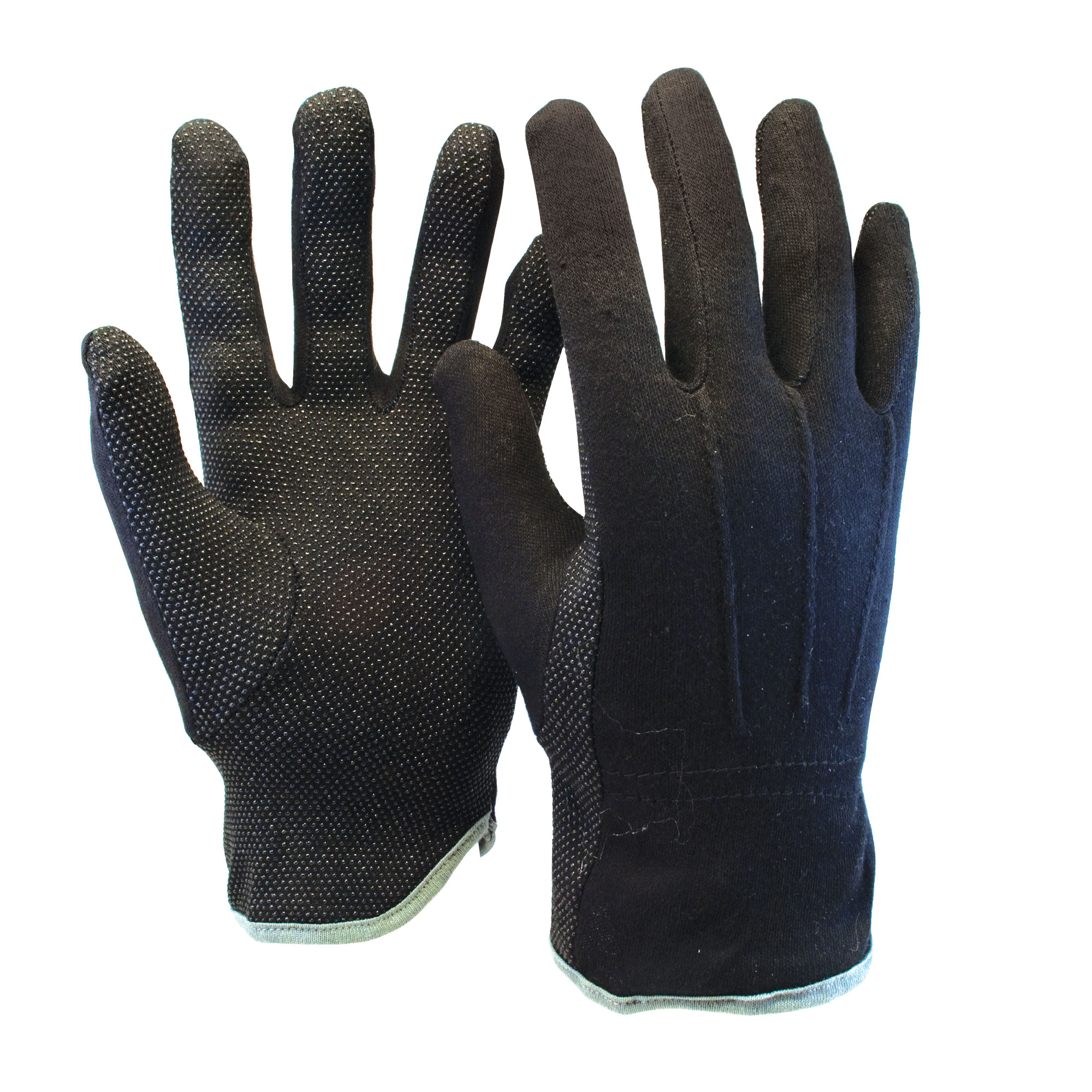 Protec® Bomullshandske PVC-prickar - L