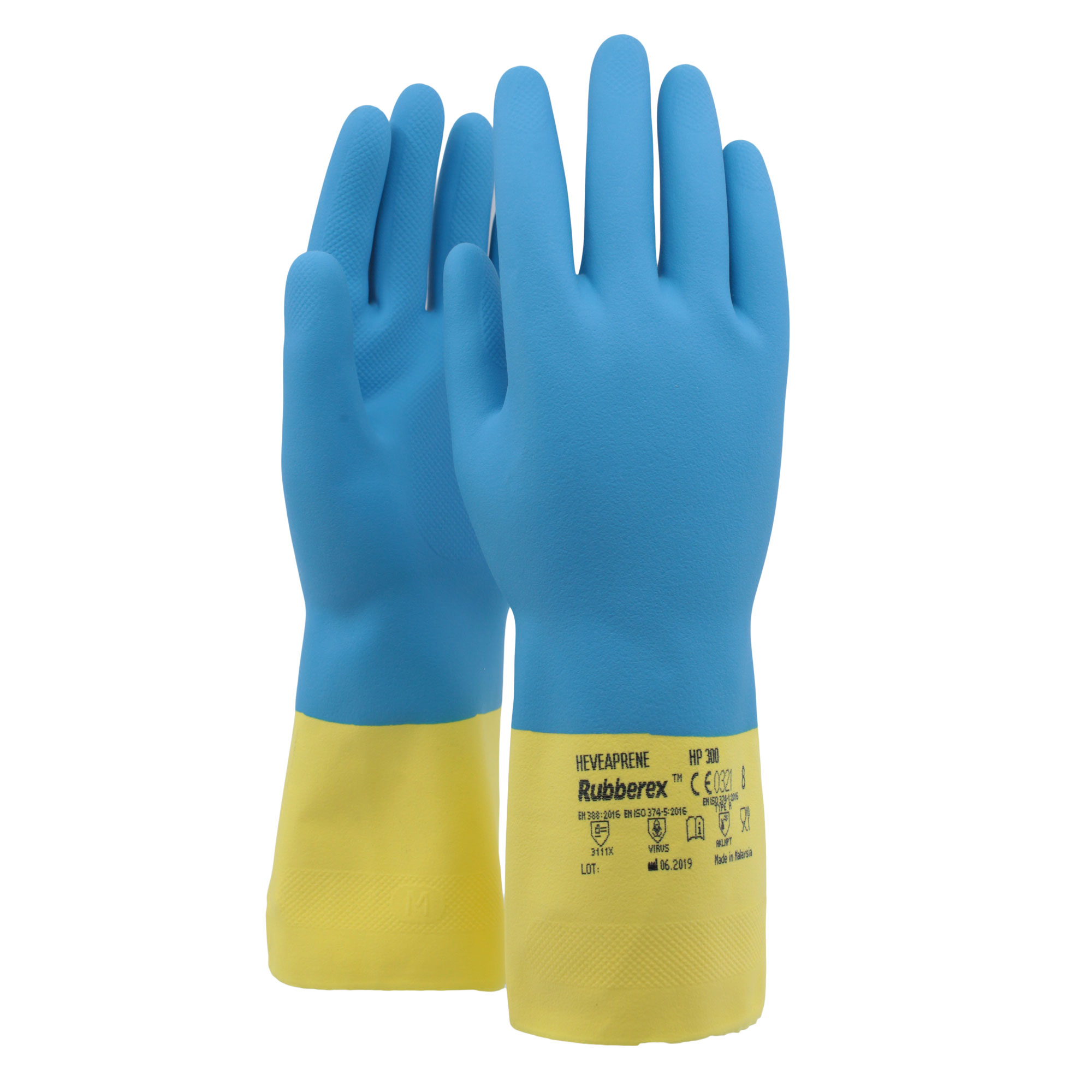 Heveaprene Kemskyddshandske - L