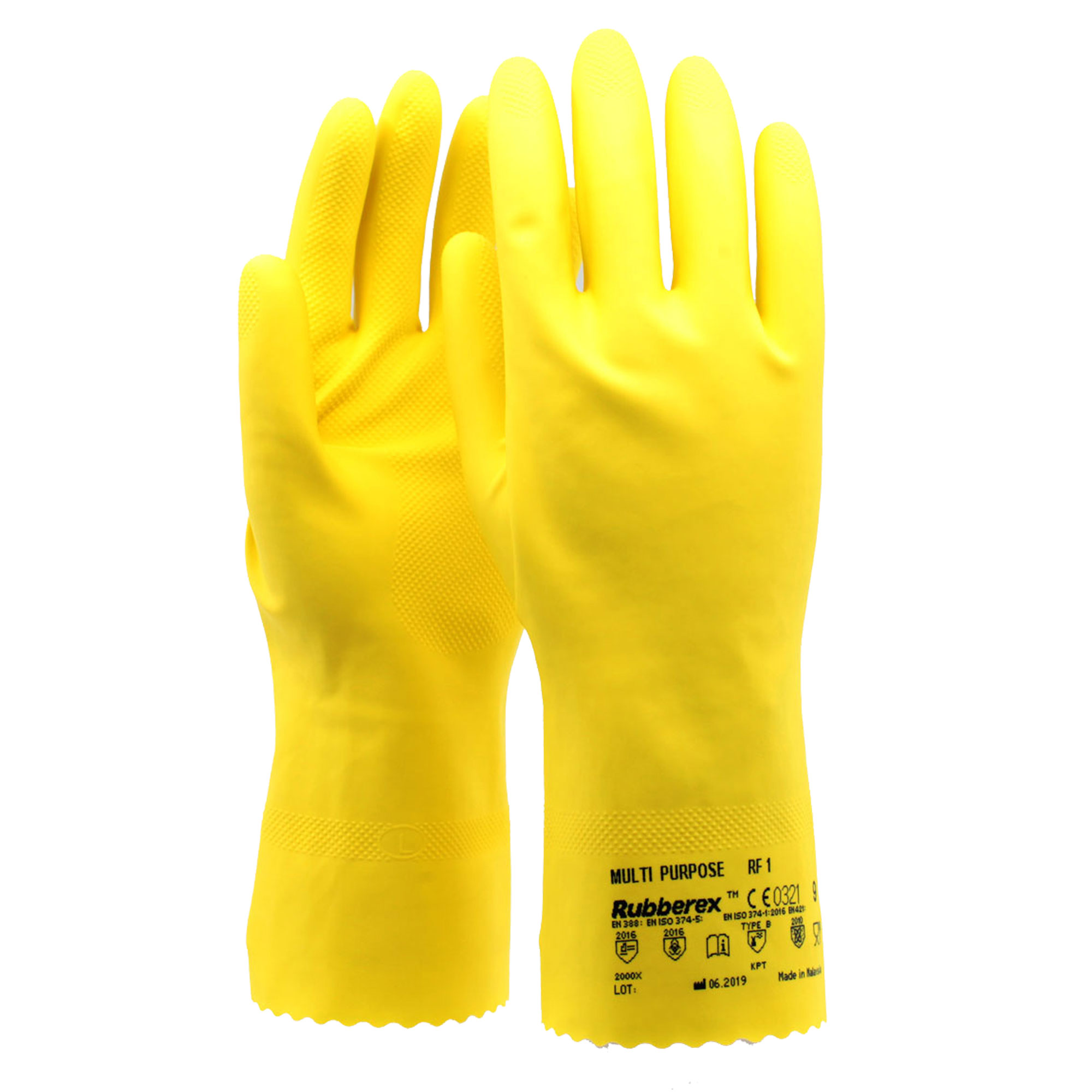 Multi Purpose Kemskyddshandske - L