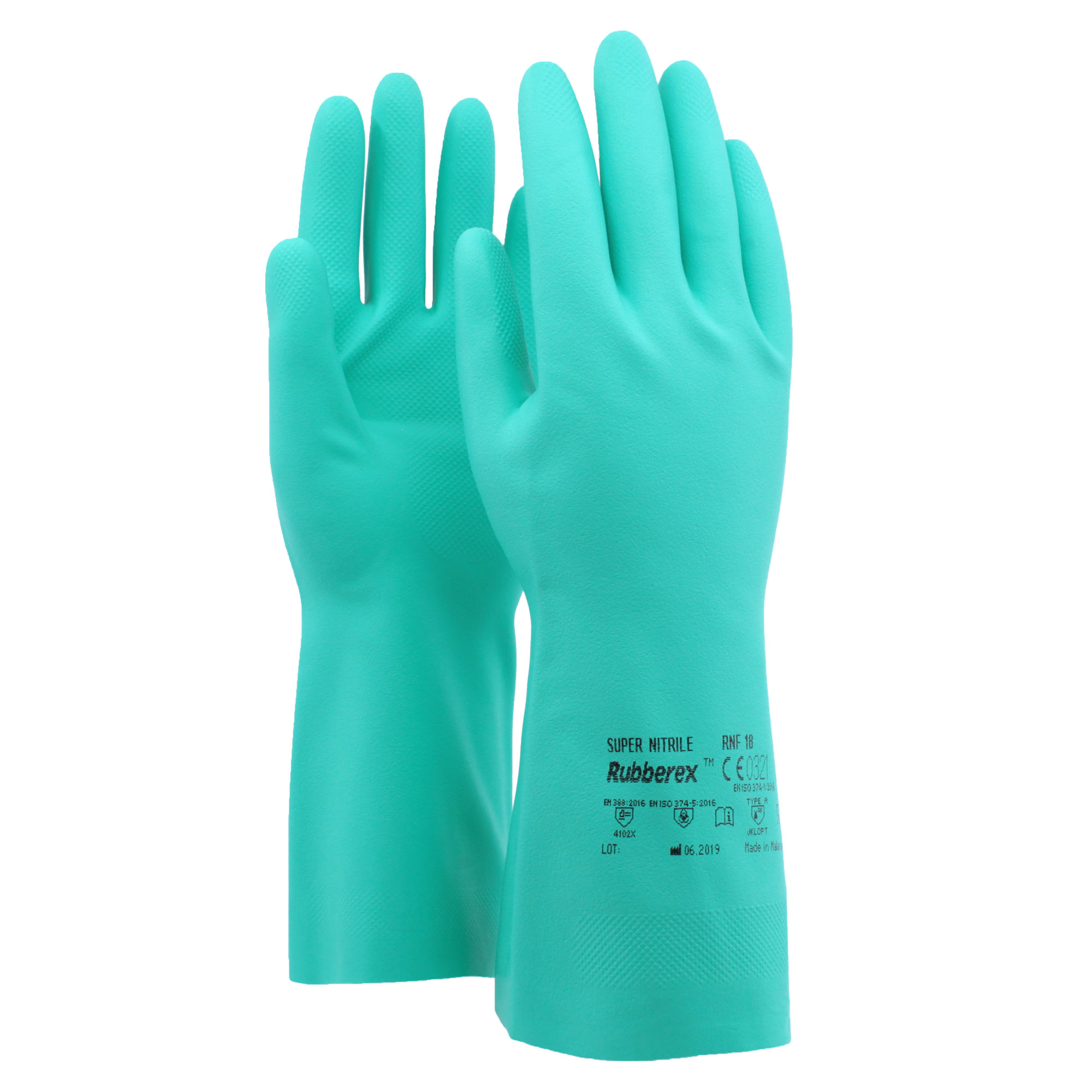 Super Nitrile Kemskyddshandske - L