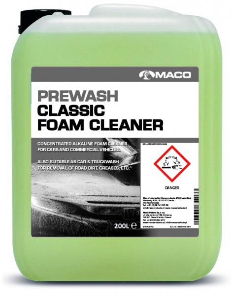 MACO PREWASH FOAM CLEANER 200L