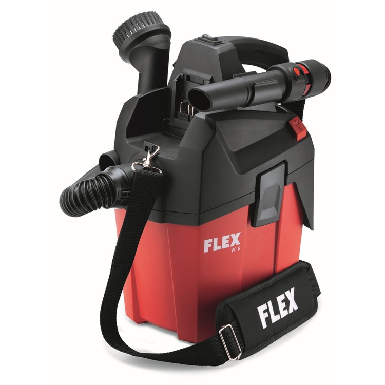 FLEX Kompaktsugare med manuell filterrengöring 6l