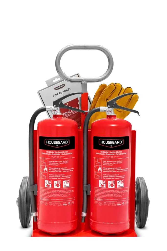 Housegard Heta Arbeten komplett släckkärra