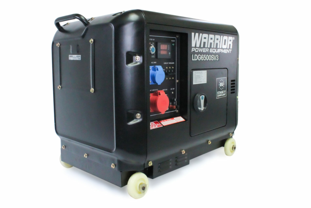 Warrior 5500 Watt Dieselelverk 3-fas med ATS-port