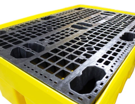 Spilloljeuppsamlare för 2 fat – 205 liter