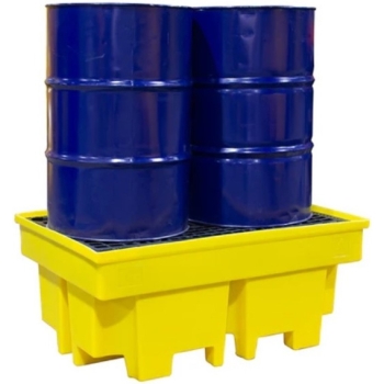 Spilloljeuppsamlare för 2 fat – 205 liter