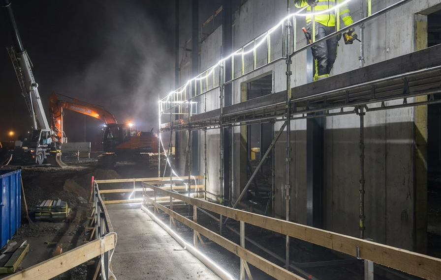 Kedjebelysning och Slangbelysning – Kraftfull LED-belysning för arbete