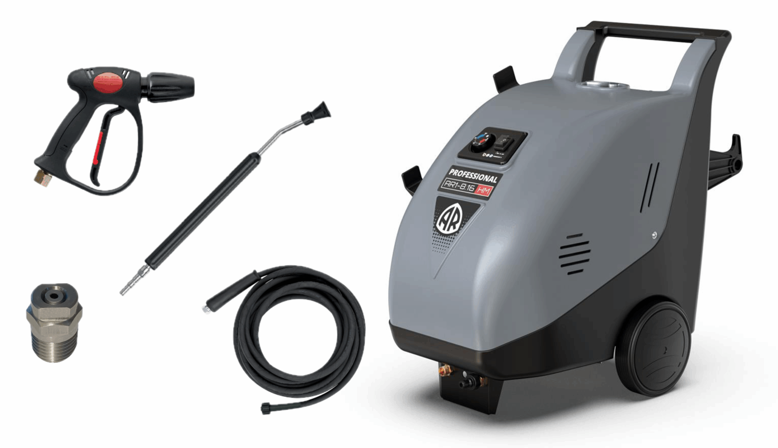 Annovi Hetvattentvätt 160bar 90°C 8,33 l/min, 1-fas