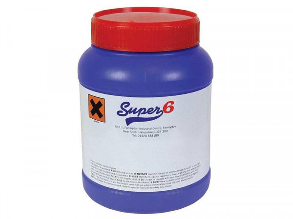 SUPER6 FLUSSMEDEL - SILVER/ALU/KOPPAR & MÄSSING - 7521: Flussmedel för aluminium