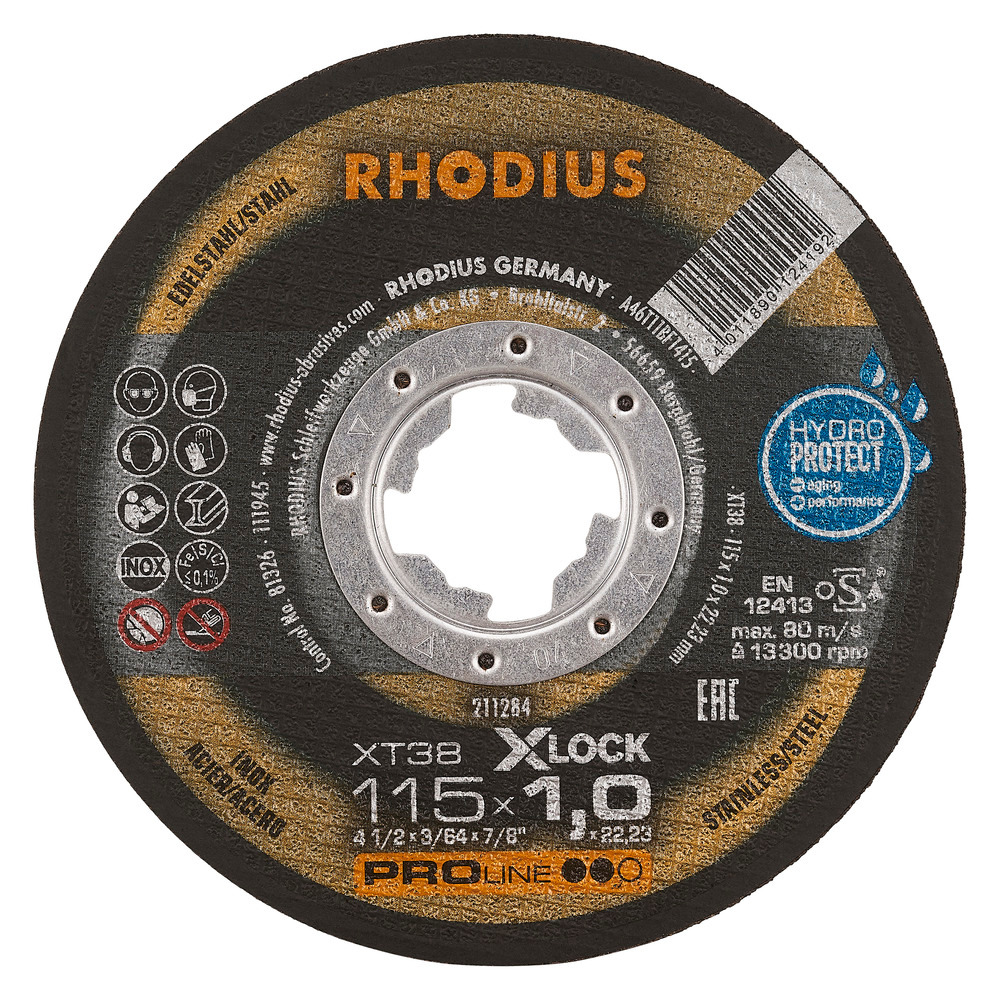Rhodius Kapskivor XT38 XLock - 115 x 1,0 x 22,23 mm