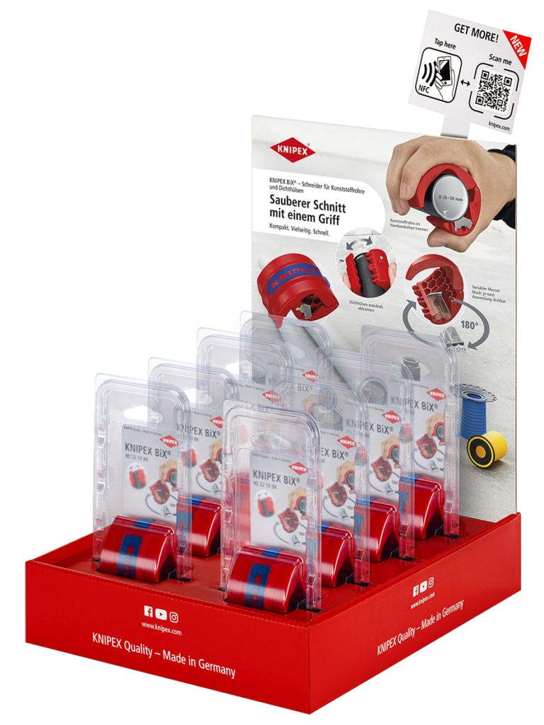 KNIPEX Försäljningsdisplay 8 x 902210BK