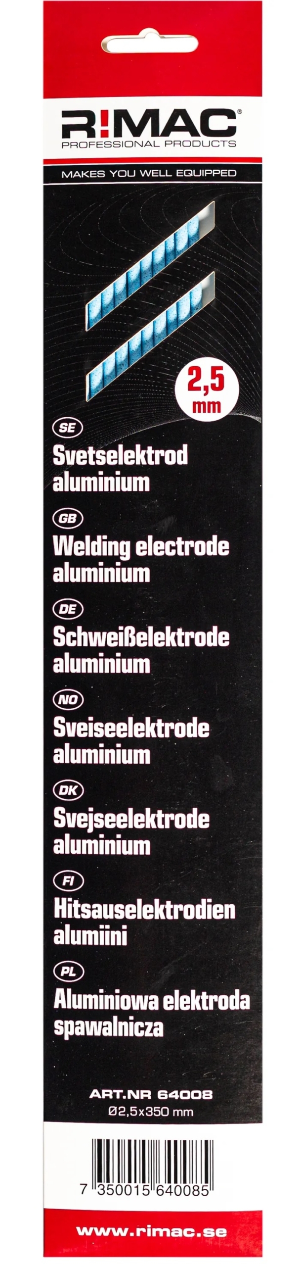 RIMAC SB-pac Svetselektrod aluminium AL105-2,5x10st