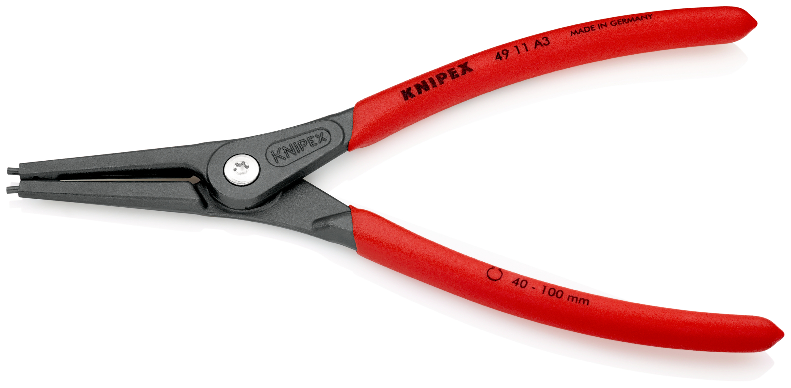 KNIPEX Låsringstänger 4911 Utv- SB-pack - 40 mm - 100 mm