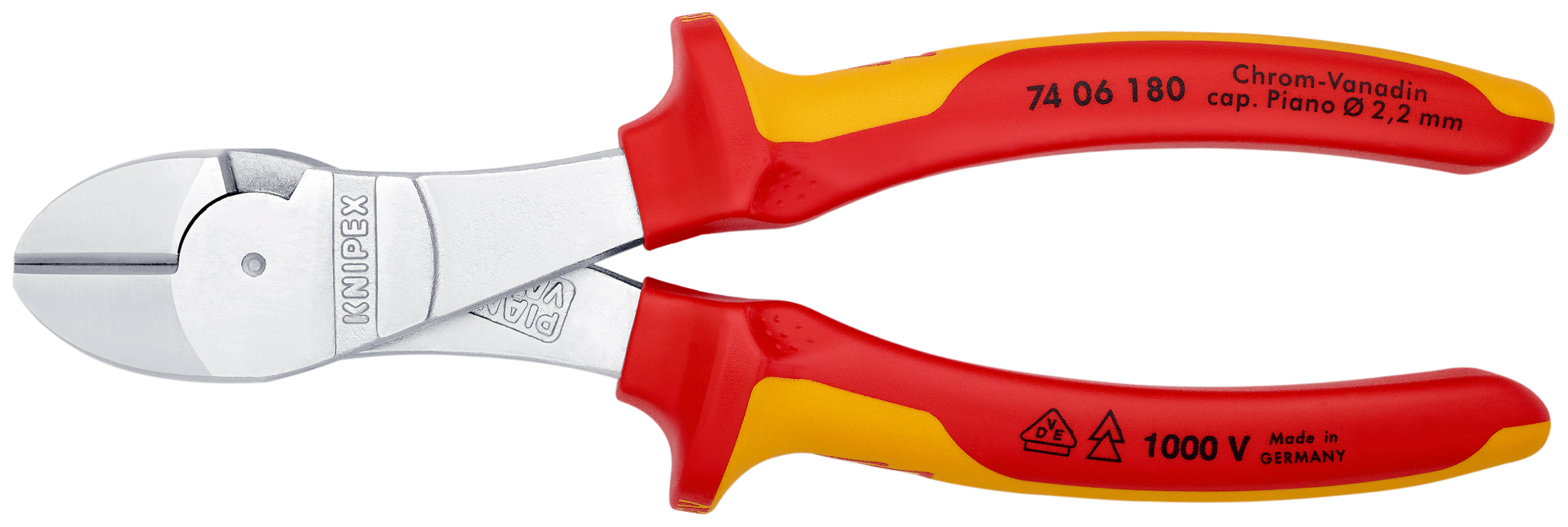 KNIPEX Sidavbitare 7406 - 180 mm