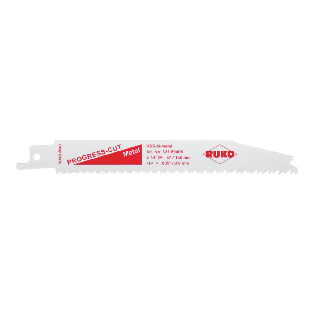 RUKO Tigersågblad 8940-5 152mm 8-18 tpi