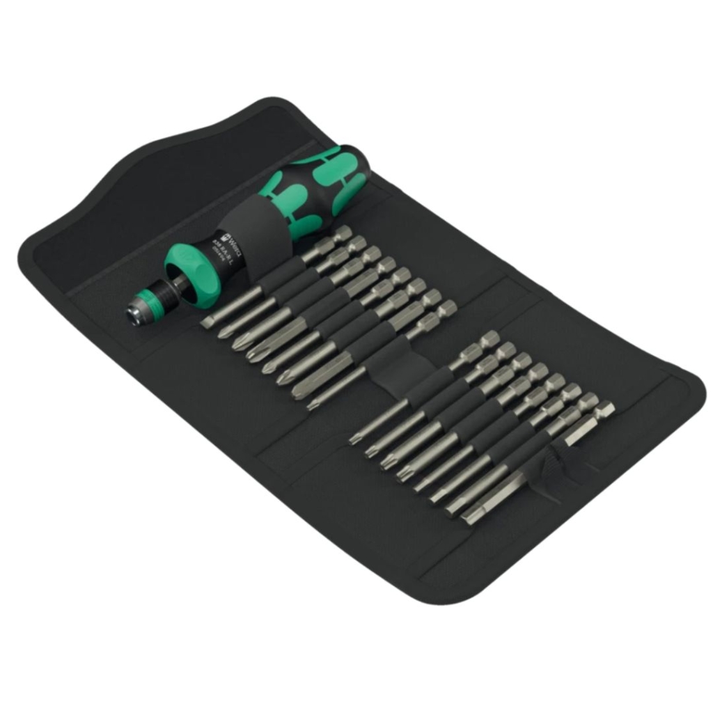 WERA KK60 RA-R VIKFODRAL INKL BITS, 89 MM
HANDTAG MED SPÄRRFUNKTION
